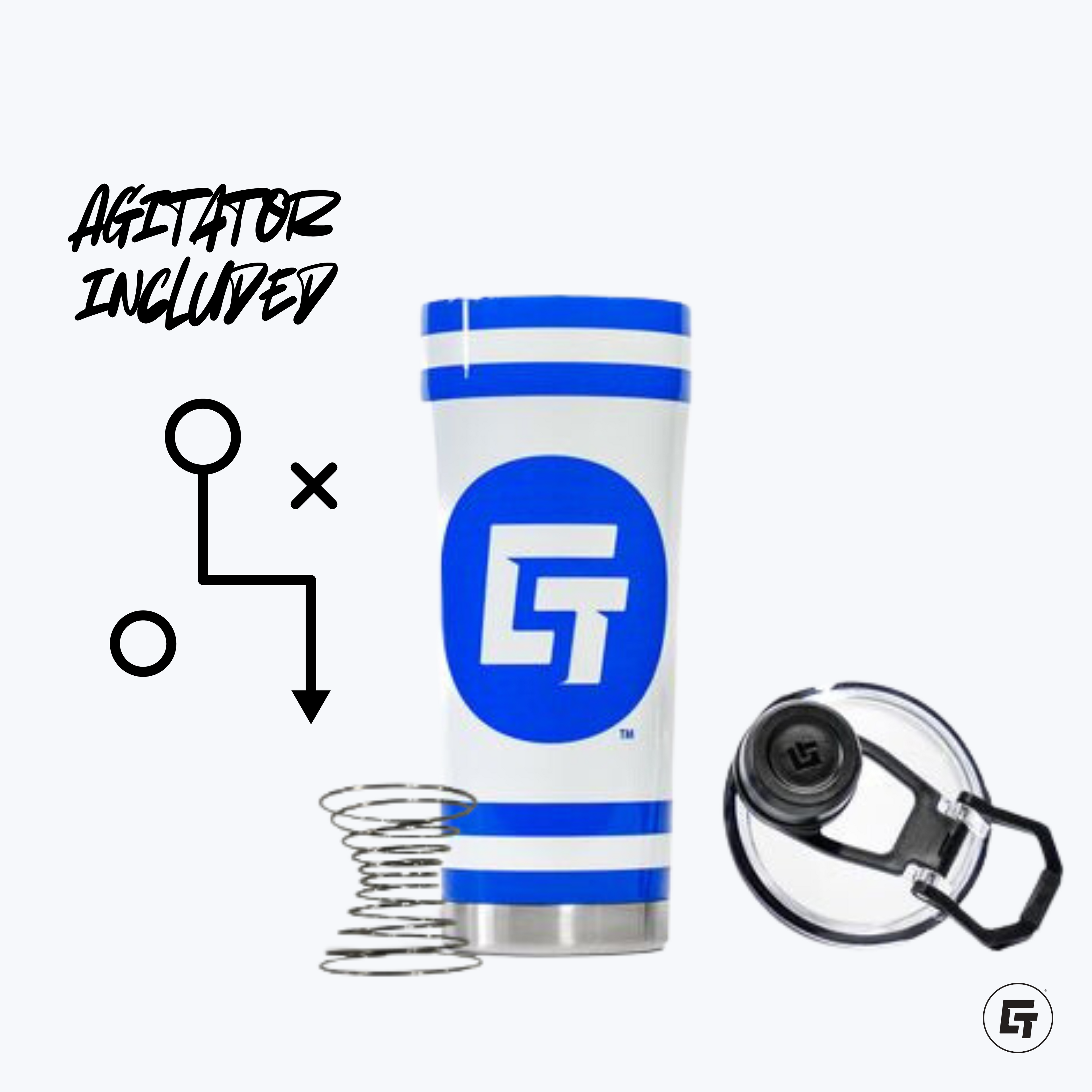 Arizona Burn Red Shaker Bottle Bottle