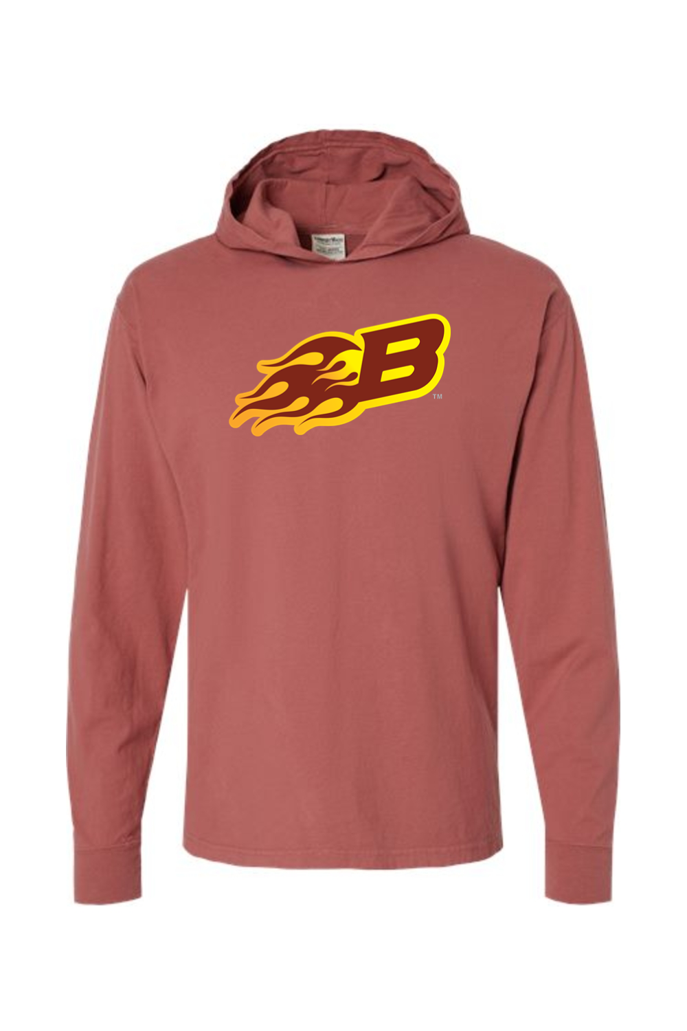 Arizona Burn - ComfortWash by Hanes Garment-Dyed Jersey Hooded Long Sleeve T-Shirt