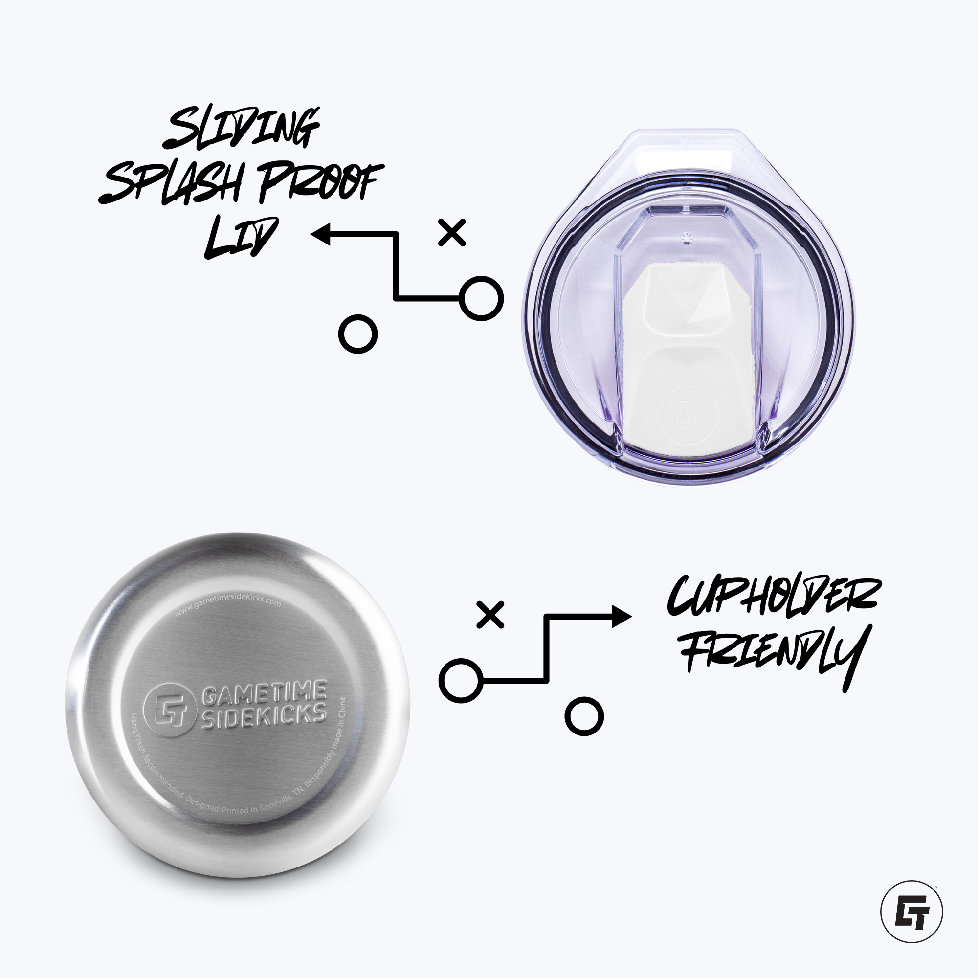 Arizona Burn 12oz Black Stemless Tumbler