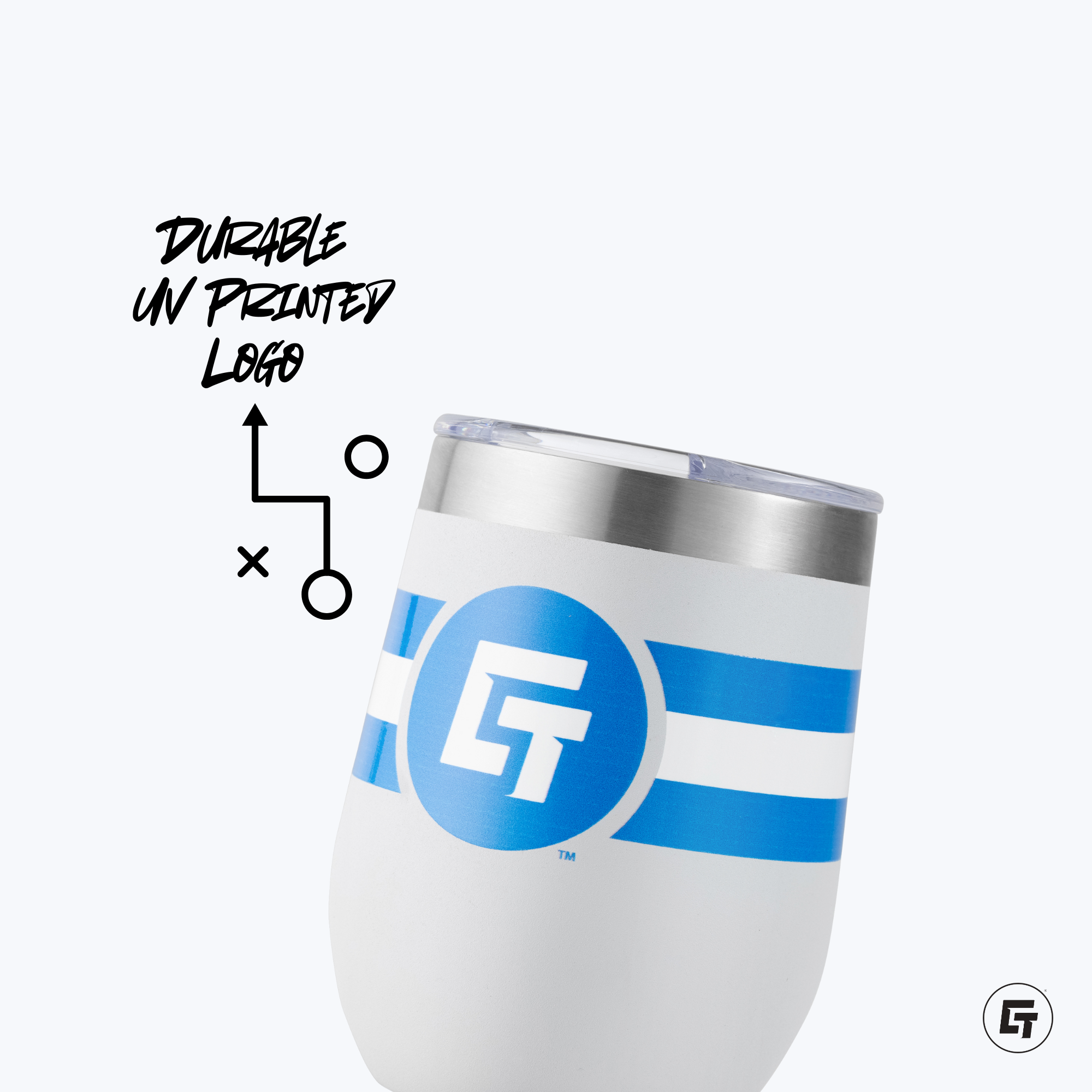 Arizona Burn 12oz Black Stemless Tumbler