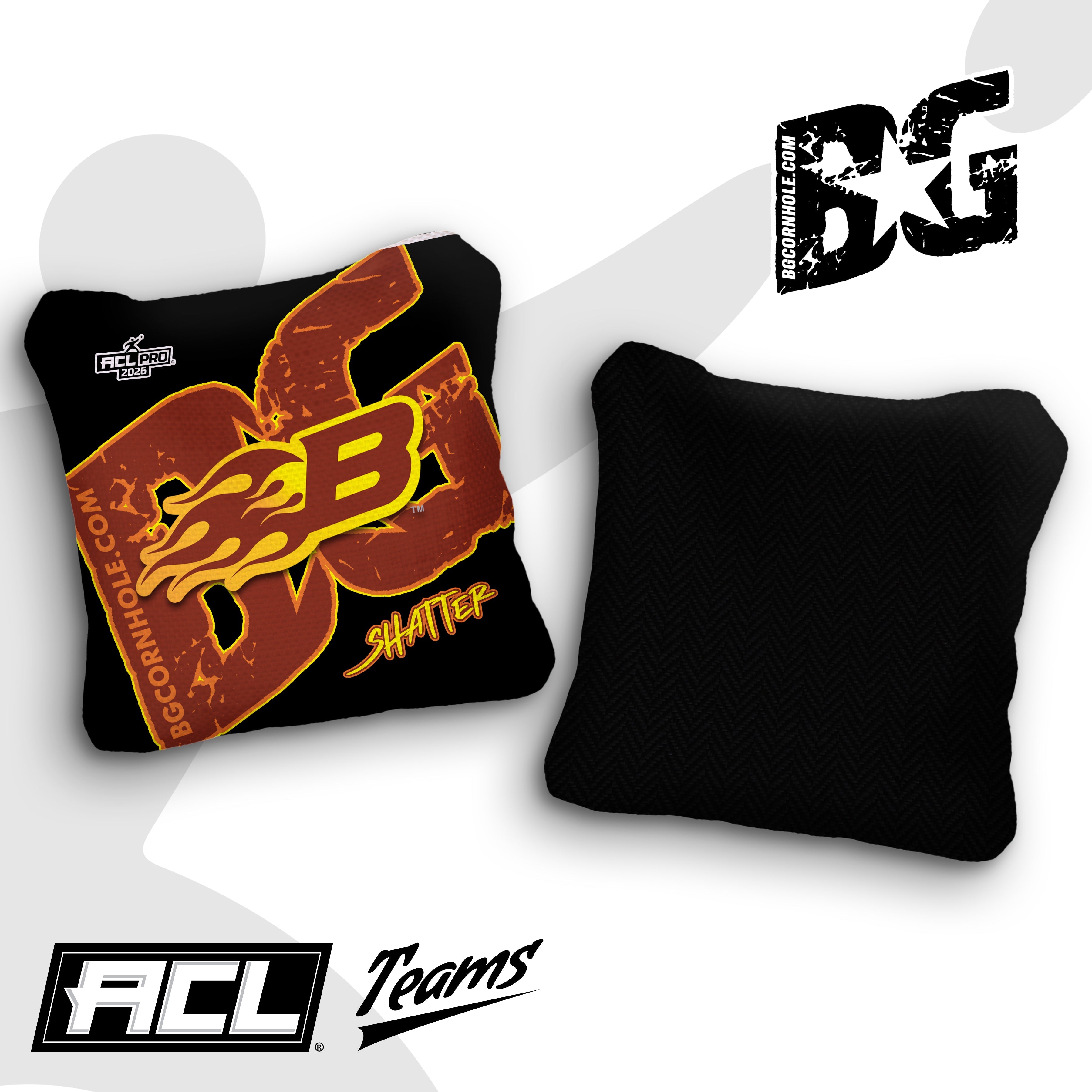 2026 BG Multiple Bag Models "Arizona Burn" - ACL Pro Stamped Cornhole Bags - SET OF 4 BAGS