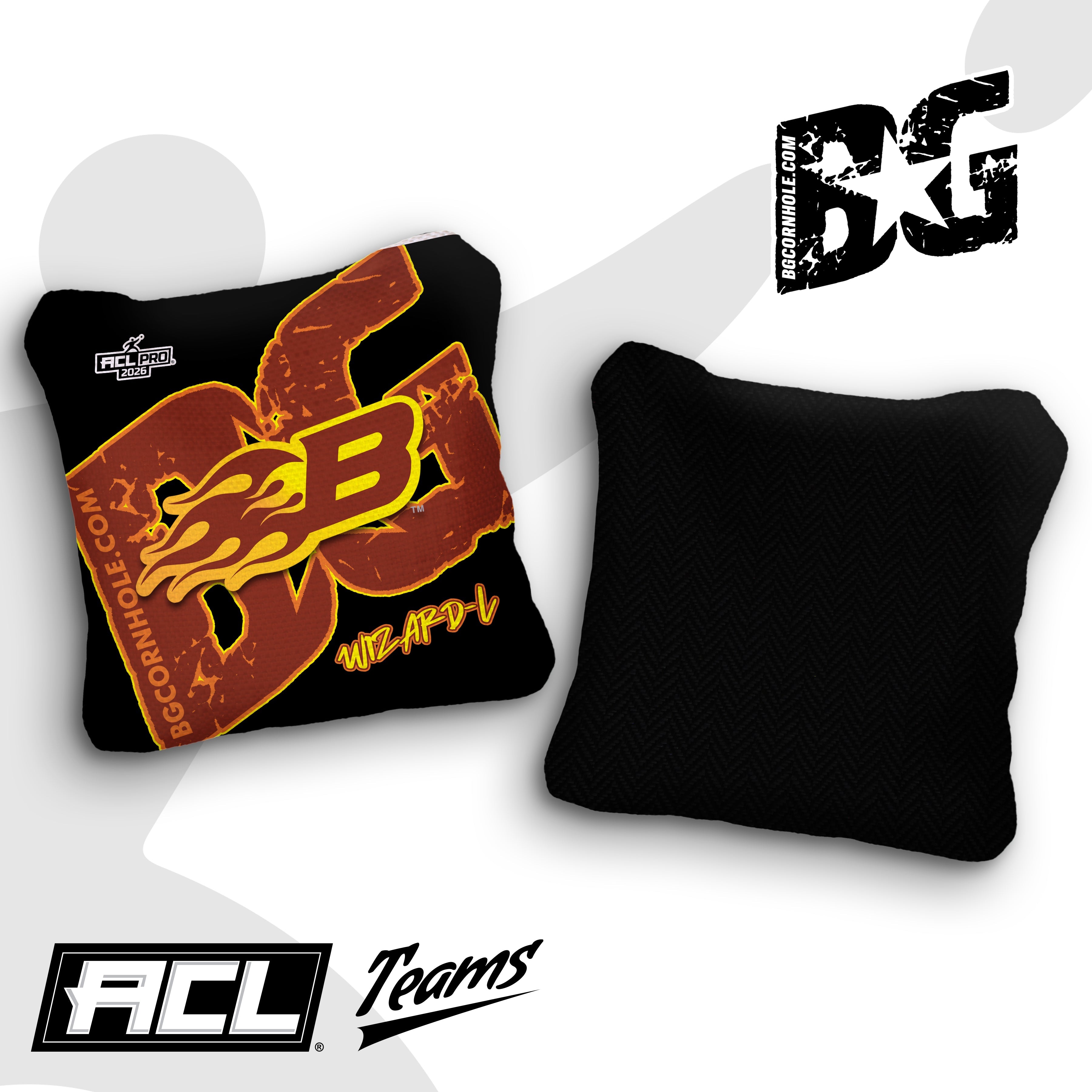 2026 BG Multiple Bag Models "Arizona Burn" - ACL Pro Stamped Cornhole Bags - SET OF 4 BAGS